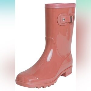 Women's Pink Rain Boots